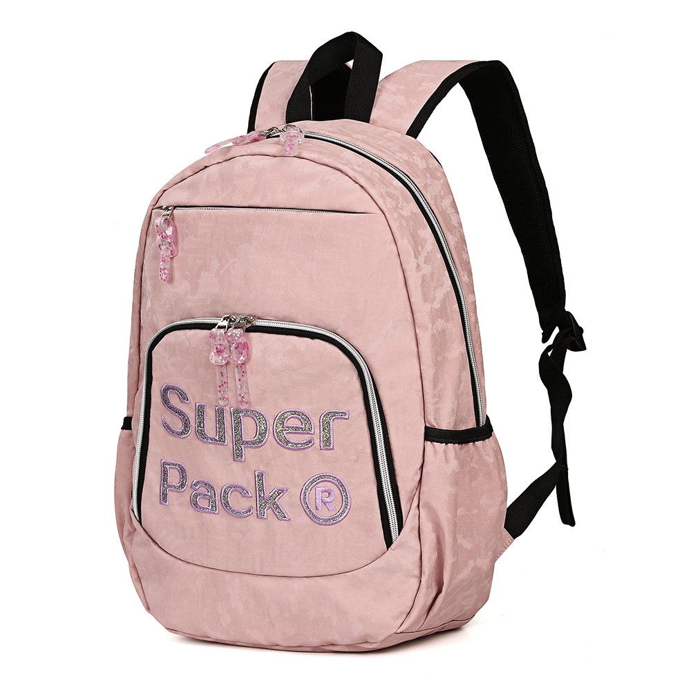 Ghiozdan adolescenti SUPERPACK, compartiment laptop, compartiment principal, 45 cm - imagine 11